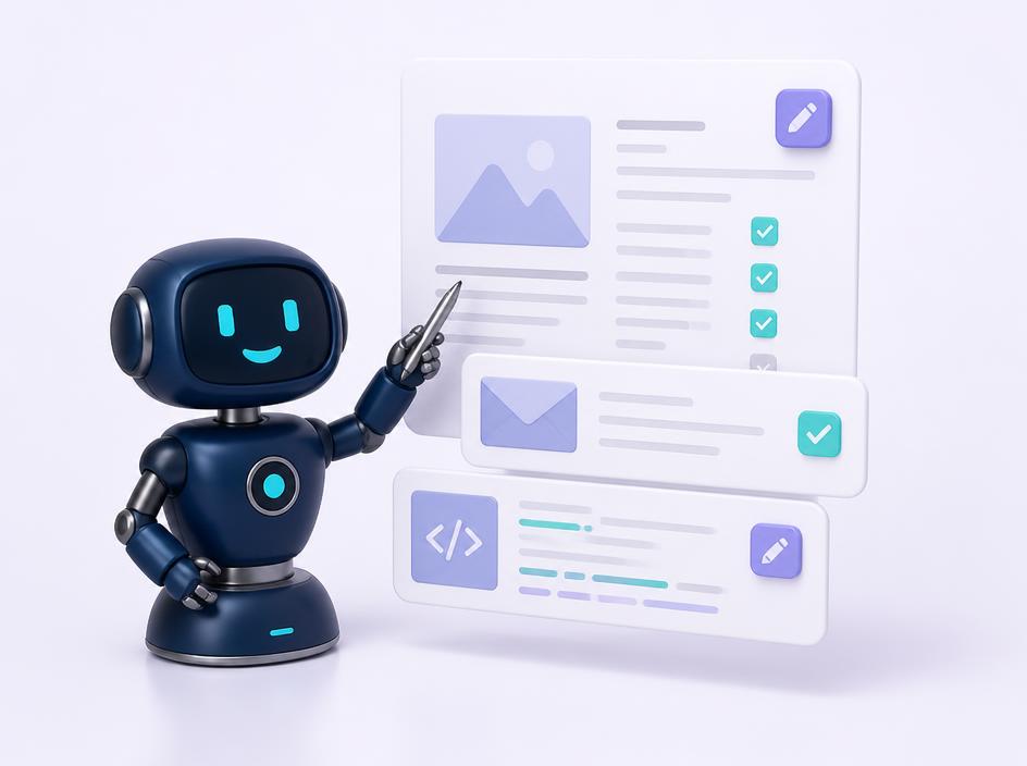 Charlie the Commission Cycle AI coach reviewing affiliate pages and scripts visual