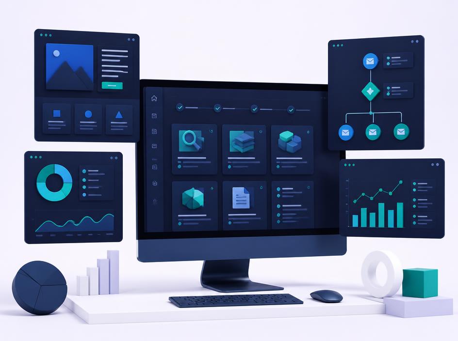 Commission Cycle Commission Machine AI affiliate asset creation dashboard visual